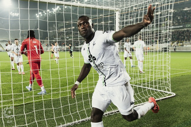 Kevin Denkey décisif avec Cercle Bruges en Conference League