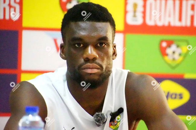 Josué Homawoo reste focus sur le match face à la Mauritanie